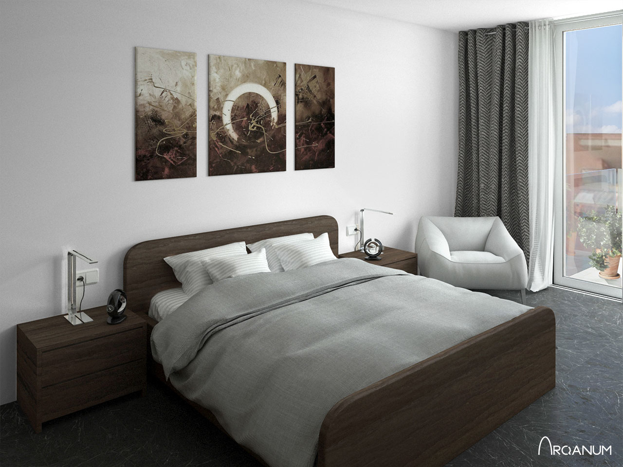 Residential Building in Alicante, bedroom